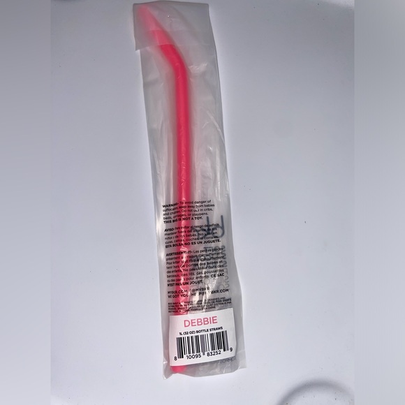 NWT big bkr straw- debbie (glow in the dark) - Picture 2 of 2